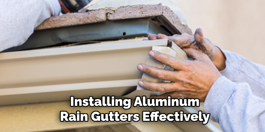 Installing Aluminum Rain Gutters Effectively