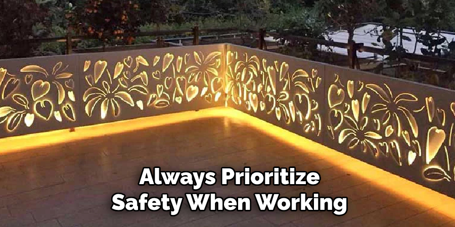 Always Prioritize Safety When Working