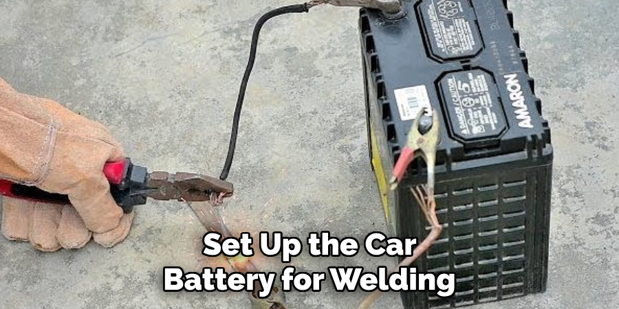 Set Up the Car
Battery for Welding