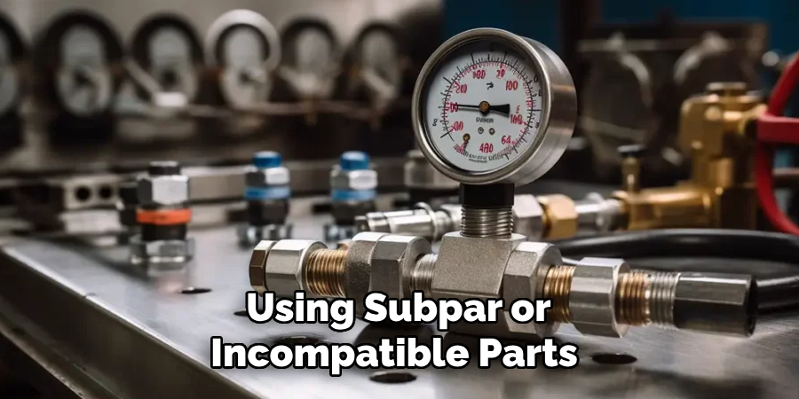 Using Subpar or Incompatible Parts