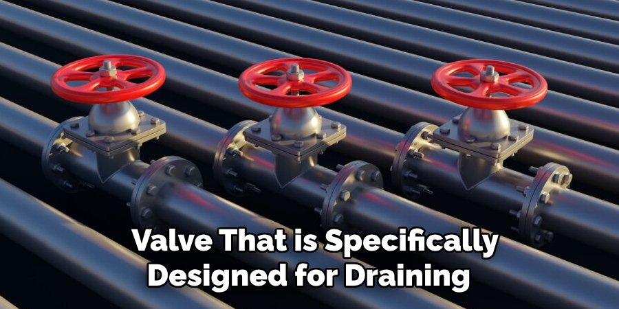  Valve That is Specifically Designed for Draining 