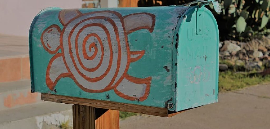 How to Decorate a Metal Mailbox Post