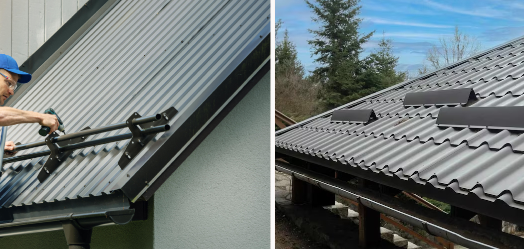 How to Install Snow Guards for Metal Roofs