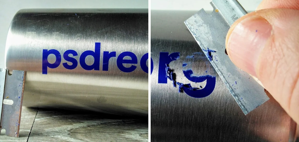 How to Remove Printed Logo From Metal