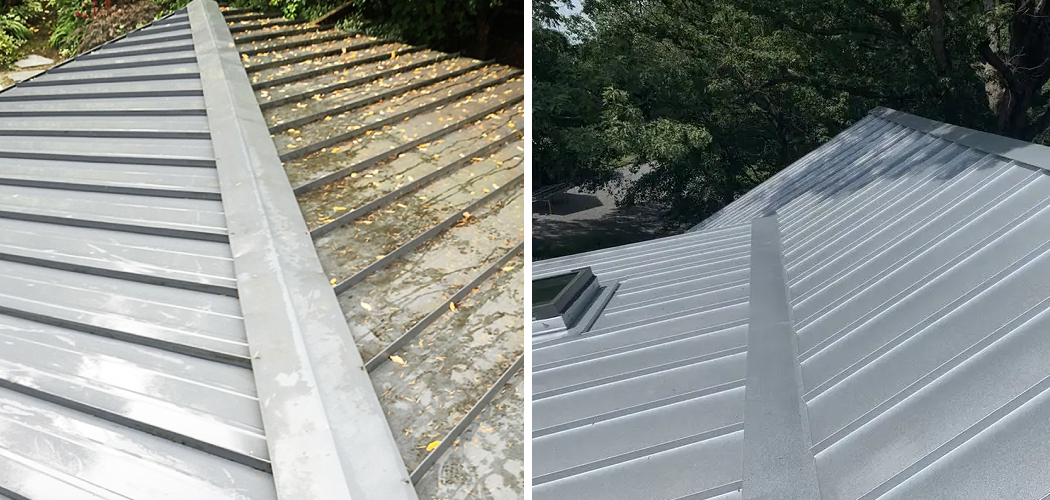 How to Clean Metal Roof From the Ground