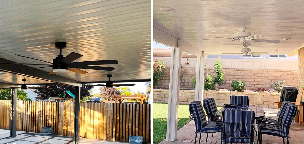 How to Install Ceiling Fan on Insulated Aluminum Patio