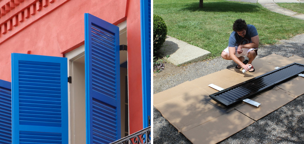 How to Paint Aluminum Shutters