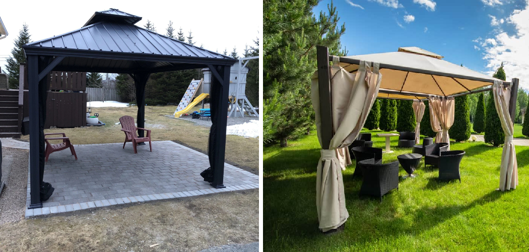 How to Anchor a Metal Gazebo to the Ground