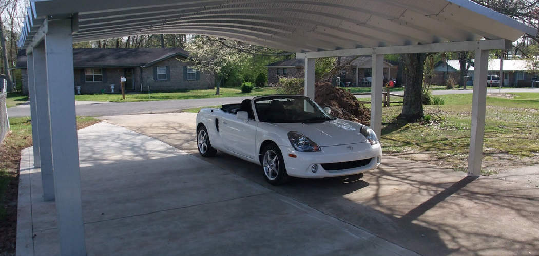 How to Build a Carport out Of Steel Pipe