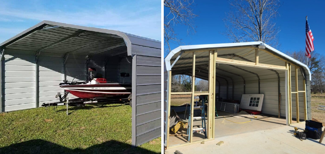 How to Enclose a Metal Carport