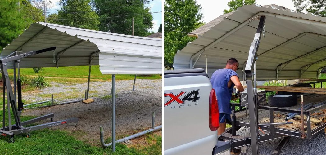 How to Move a Metal Carport