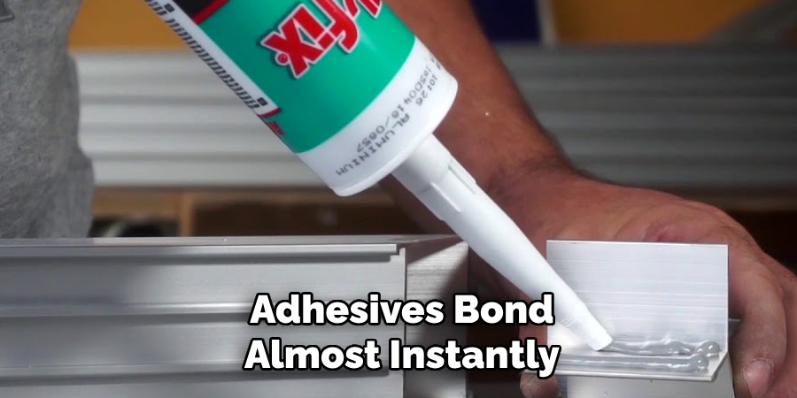 Adhesives Bond Almost Instantly