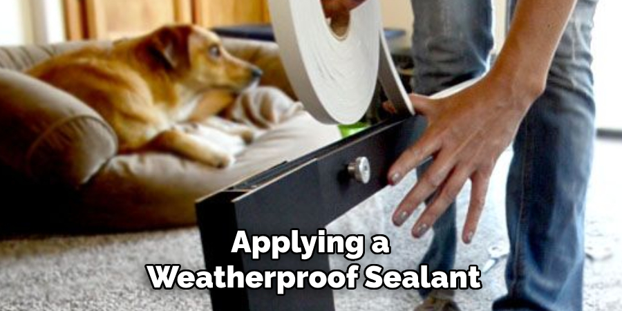 Applying a Weatherproof Sealant