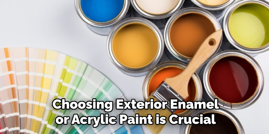 Choosing Exterior Enamel or Acrylic Paint is Crucial