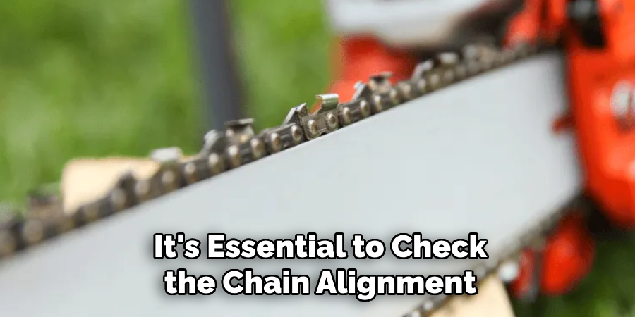 It's Essential to Check the Chain Alignment