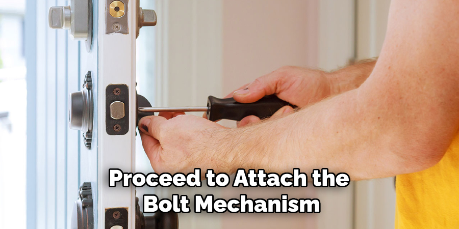 Proceed to Attach the Bolt Mechanism