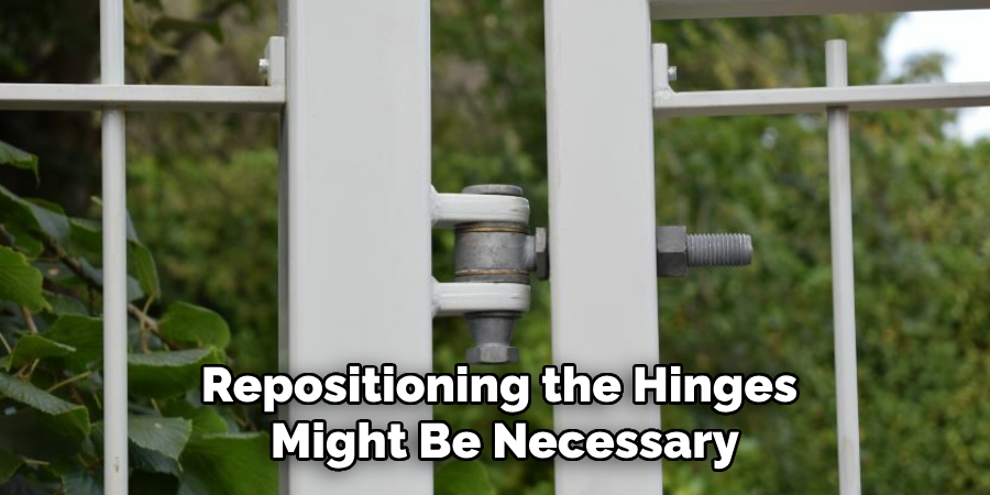 Repositioning the Hinges Might Be Necessary