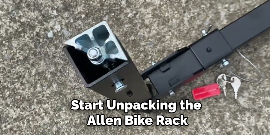 Start Unpacking the Allen Bike Rack