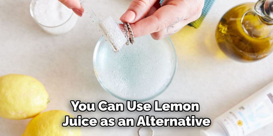 You Can Use Lemon Juice as an Alternative