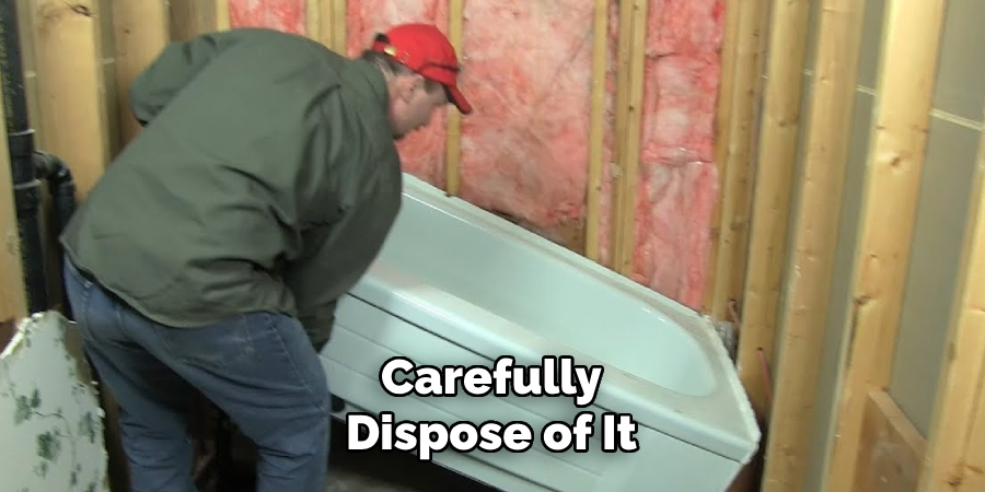 Carefully Dispose of It