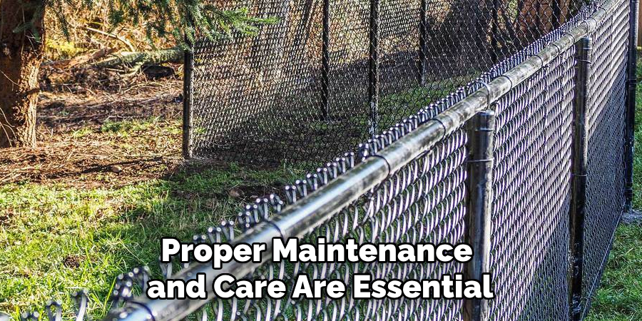 Proper Maintenance and Care Are Essential