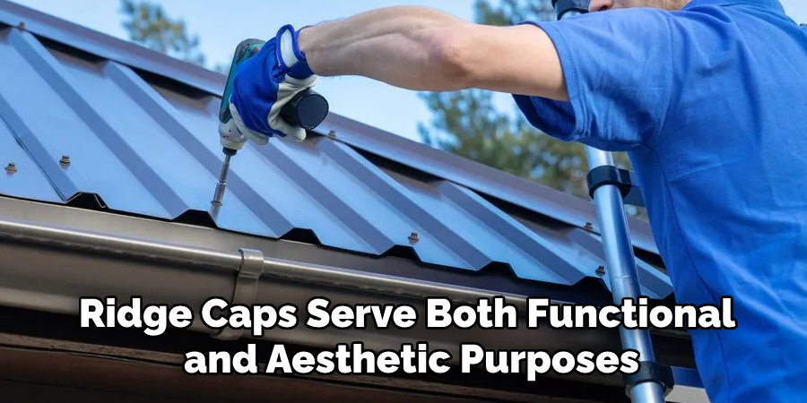 Ridge caps serve both functional and aesthetic purposes