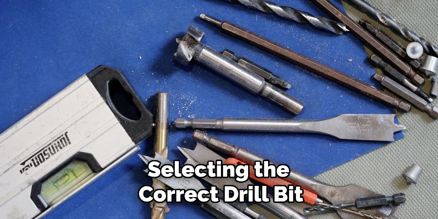 Selecting the Correct Drill Bit