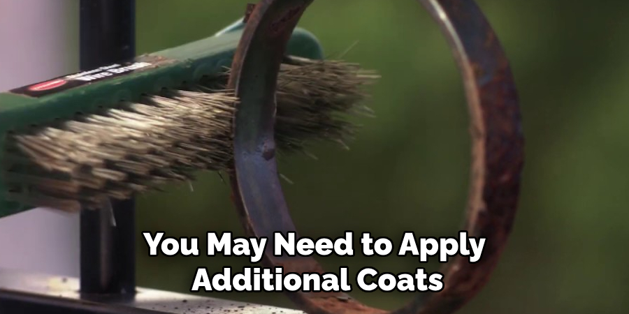 You May Need to Apply Additional Coats