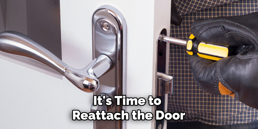 It's Time to Reattach the Door